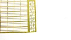 Photo-etched detailing set of three-thread rails, 1/200