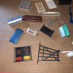Vintage Plastic Model Junkyard Lots (LotJY472)