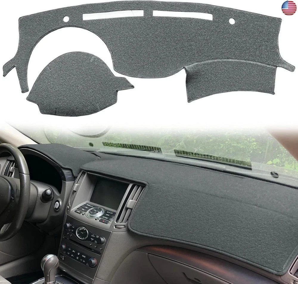 Dash Cover Mat Custom Fit for Infiniti G25 G25X G35 G35X G37 G37X 2008 2009