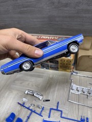 1967 Pontiac GTO, MPC, 1/25 Partially Assembled Blue Model Car