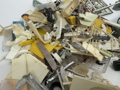 Huge Vintage Junkyard 1/25 Scale Model Plastic Cars Lot Parts 1970s
