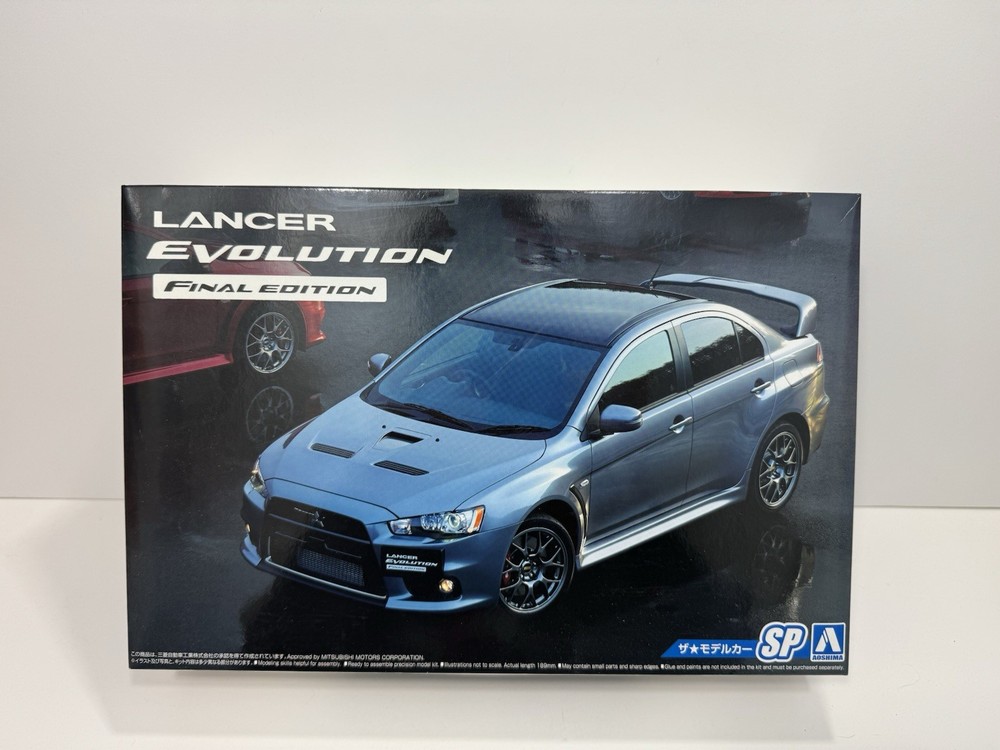 1:24 Aoshima Lancer Evolution Final Edition, Rare Box Art, Complete Sealed