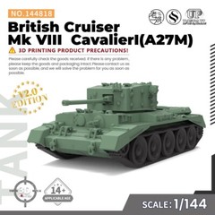 SSMODEL SS144818 V2.0 1/144 Military Model Kit British Cruiser Mk VIII Cavalier