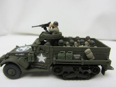 ROCO MINITANKS DBGM #278/280 US Army WWII M3 Halftrack w Crew
