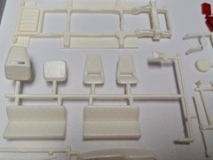 AMT Rescue 911 Ambulance Van Plastic Model Parts Builder Junkyard
