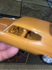 Rare Color AMT 1972 Chevy Chevelle Tan Metallic Dealer PROMO MODEL Car 1/25