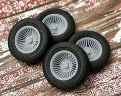 1/24 Scale: 15-inch “1979 Camaro Turbine” Resin model car wheels/tires, 1/25