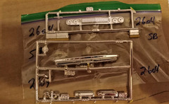 Old Dodge Bumpers Parts Only 1/24/25 scale Package # 2604 !!!!!!!!!!!!!!!!!!!!