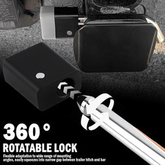 Trailer Hitch Locks Pin with 5/8″ Dia Locking Lever,Heavy Duty Locking Hitch Pin