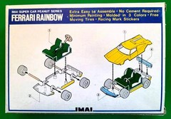 IMAI FERRARI RAINBOW Super Car Peanut Series Authentic Scale Model Kit NIB NOS