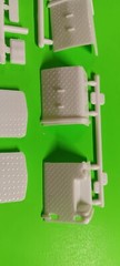 Mack R685ST 1/25 AMT big rig semi truck model car part square fuel diesel tanks