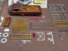 67 Dodge Custom Built Pickup Deora Built AMT Model Pieces 1:24 Original