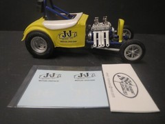 J &J Muffler 32′ Bantam A/A 1/25 Decal from Fremont Racing Specialties