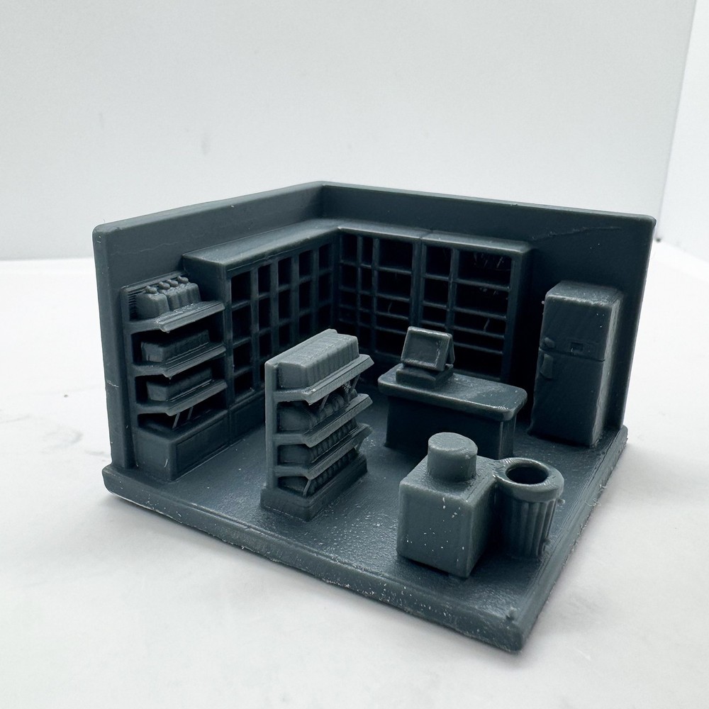 1/72 Full Detailed Facilities Set Desktop Decor DIY Unpainted All-in-One