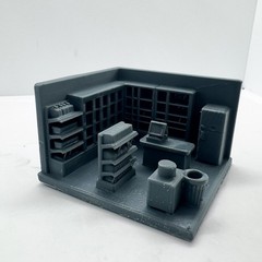 1/72 Full Detailed Facilities Set Desktop Decor DIY Unpainted All-in-One