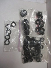 Lot of MPC, Revell, or AMT Tires and Hubcaps for 1/24 or 1/25 Scale