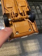 Rare Color AMT 1972 Chevy Chevelle Tan Metallic Dealer PROMO MODEL Car 1/25