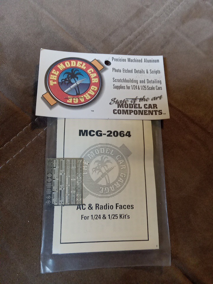 The Model Car Garage Ac & Radio Faces For 1/24&1/25 Model Kits