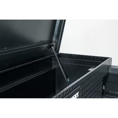 Crossbed Truck Tool Box in Aluminum, 71.36 In. Full-Size, in Matte Black