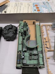 Lot(2) M2 Bradley Tank Kits (Started/Read) Academy Kit 13237 & Tamiya 35132