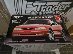 AMT 1997 Ford Mustang GT 50 Years 1/25 Scale Plastic Model By Round2 AMT864/12