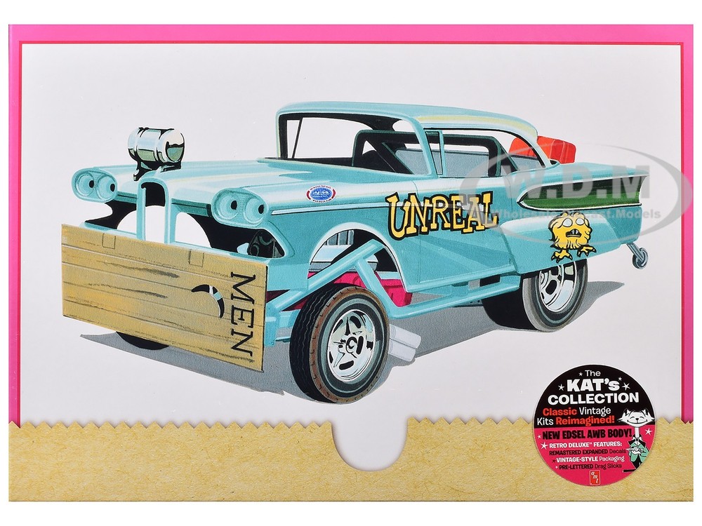 SKILL 2 MODEL KIT 1958 EDSEL FUNNY CAR “UNREAL” 1/25 SCALE BY AMT AMT1321