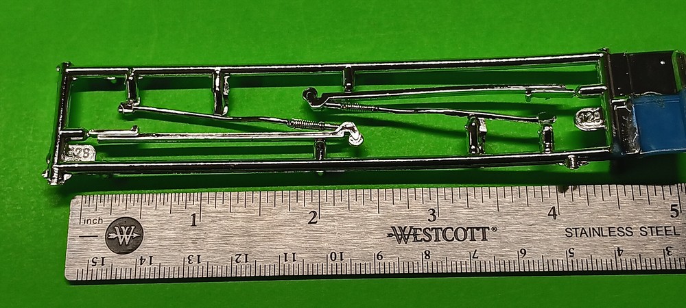 1 Pair Chrome Wheelie Bars Pro Mod Street Drag Car 1/25 AMT 1966 Chevy Nova SS