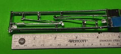 1 Pair Chrome Wheelie Bars Pro Mod Street Drag Car 1/25 AMT 1966 Chevy Nova SS