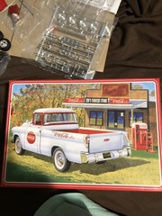 Coca-Cola 1955 Chevrolet-CAMEO-Pickup Truck-AMT 1/25 Model Kit-Please Read& View