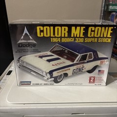 Lindberg Color Me Gone 1964 Dodge 330 Super Sport 1:25 Model Kit Car New F/S