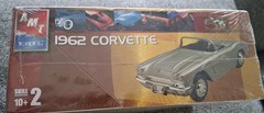 AMT ERTL 1962 CHEVY CORVETTE Silver 50th Anniversary Model Car Kit – NEW SEALED!