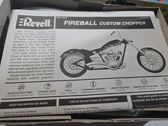 Revell RM Kustom Fireball Custom Chopper 1/12 Model Kit Sealed 85-7319