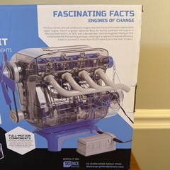 Discovery Mindblown Model Engine Building Kit 4 Cylinder Combustion STEM *NEW*