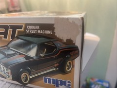 MPC Original 1982 Release THE CAT Cougar Model Kit #1-0830 Box Instructions NICE