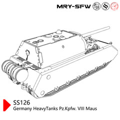 MRY-SFW 1/200 Germany HeavyTanks Pz.Kpfw. VIII Maus