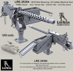 1/35 M1919A4 Browning .30 Caliber Machine Gun w/Mount