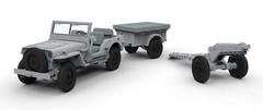 Airfix Willys MB Jeep 1:72 Plastic Model Car Kit A02339