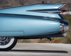 Cadillac Eldorado Classic Custom Built Model Concept Hot Rod Race Promo Car 1 24