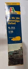 ITALERI WW2 Sd. Kfz. 184 Panzerjager Elefant 1:35 Model Kit 211 ~ Sealed