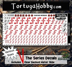 V the Series Waterslide Decals – Get Creative! Models, Derby Cars or More