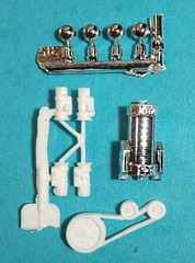 🔥25 FORD CHOPPED MODEL T ENGINE – AMT 1167 – MODEL CAR KIT PARTS LOT🔥