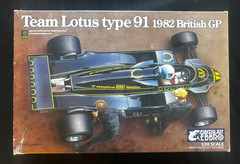 Ebbro 1/20 Team Lotus Type 91 1982 British GP F1 Race Car 20012 – NEW