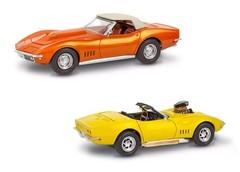 Revell 1/25 Scale 1968 Corvette L/88 Convertible 2-n-1 Plastic Model Kit 14572