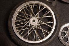 LOT of 1/8 scale Motorcycle and Chopper Wheels and Tires!!! SEE PICTURES!!!