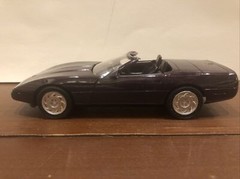 1992 Chevrolet Corvette Convertible Dealer Promo Car BLACK ROSE 1:25 AMT / ERTL