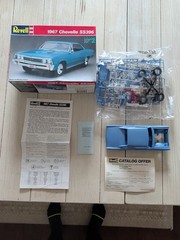 Vintage 1994 Revell #7146 1967 CHEVELLE #SS396 Muscle Car Model Kit Complete