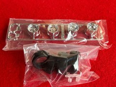 Aoshima 1/24 1/25 Enkei Deep Dish Drag Muscle Model Car 15″ Wheels Tires Decals