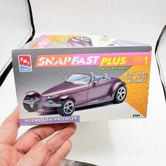 vintage AMT/Ertl Snap Fast Plus Plymouth Prowler model kit.