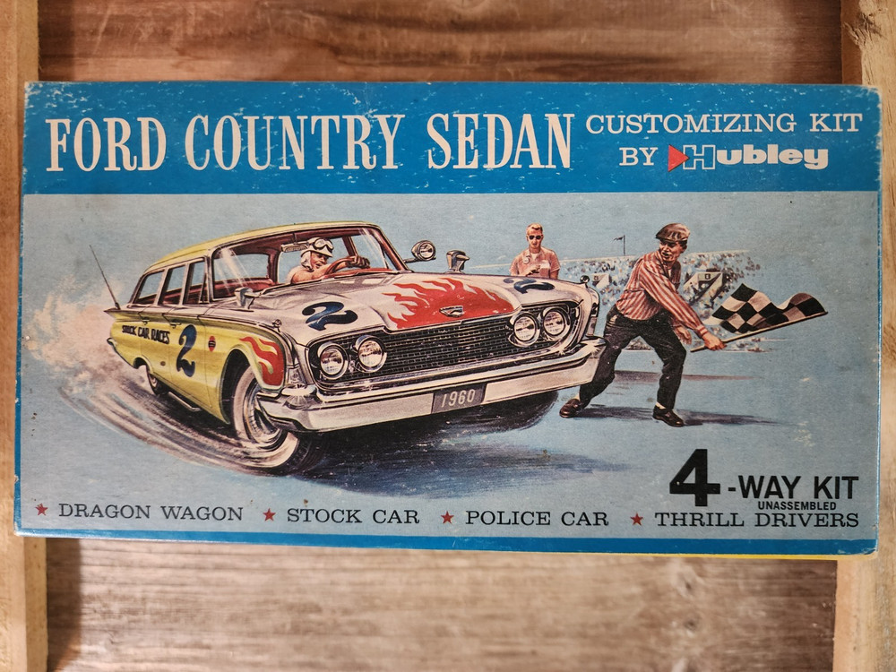 Vintage Hubley Customizing Kit Ford Country Sedan 4-way Kit #154K-170