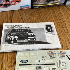 Built Model Car, 1992 Amt Stock Car STARTED, INCOMPLETE, MODIFIED